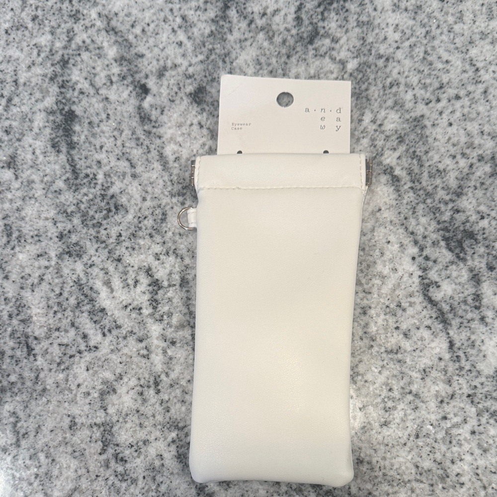 a new day White Sunglasses Case